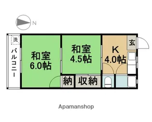 メゾンアイチ【201号室】の間取り