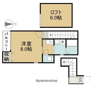 ベルハウスⅡ【2階】の間取り
