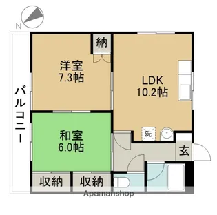 VINTAGE COURT【2階】の間取り