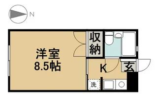 メゾンド海用【102号室】の間取り