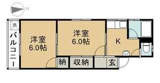 昭和荘【302号室】の間取り