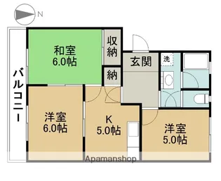 パークシティめぐみ【203号室】の間取り