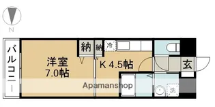 リアライズ七宝【505号室】の間取り