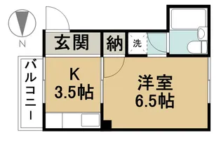 HOP【205号室】の間取り