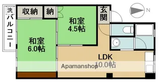 第二コーポ村上【402号室】の間取り