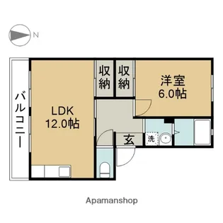コーディア・J【405号室】の間取り
