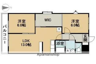 ガーデンハイツ藤【5D号室】の間取り