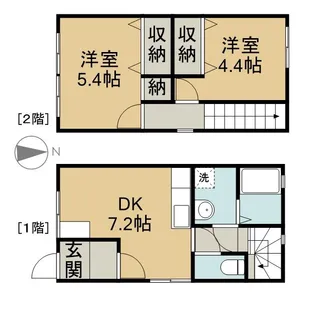 コーポ林【101号室】の間取り