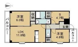 フェリーチェ【1階】の間取り