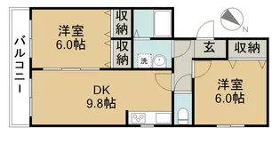 ココガーデン【2階】の間取り