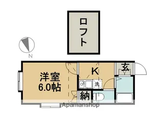 プライムコート【103号室】の間取り