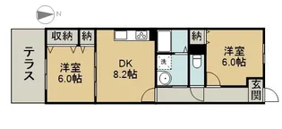 アスナロ21【102号室】の間取り