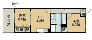 アスナロ21【103号室】の間取り