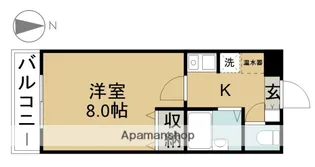 エクセランス小池Ⅱ【1階】の間取り