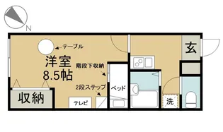 アイリス清須【207号室】の間取り