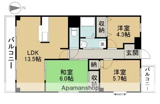 エルグランド【2階】の間取り
