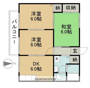 フォレスト・ヒロ【2階】の間取り
