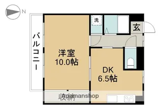 カーザビアンカⅠ【108号室】の間取り