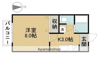 プチ・メゾン甚目寺【B102号室】の間取り