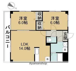 プリミエール清須【202号室】の間取り