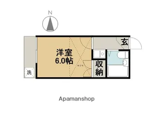 ラグラシューズ新清洲GⅡ【102号室】の間取り