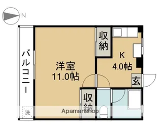 横井マンション【103号室】の間取り
