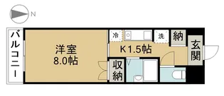 メゾン春日【203号室】の間取り