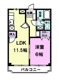 パークサイド・タカクワ【3階】の間取り