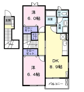 キルシェ【2階】の間取り