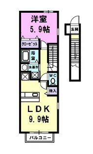 K’sハウス【2階】の間取り