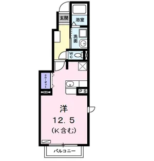 アンジュ【1階】の間取り