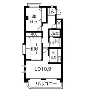 アルス末広【204号室】の間取り