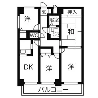 ガーデン山内【601号室】の間取り