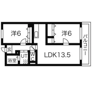 パークサイド津島【2階】の間取り