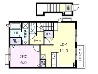 ベル・デーア【2階】の間取り
