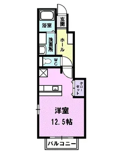 ガーデンハウスフィオーレ【1階】の間取り