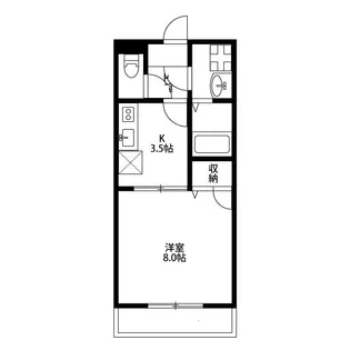 アムールグリシーヌ【1階】の間取り