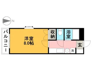 シャトー21【1階】の間取り
