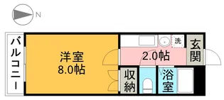 シャトー21【1階】の間取り