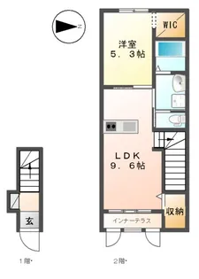 サンライフ神守Ⅴ【203号室】の間取り
