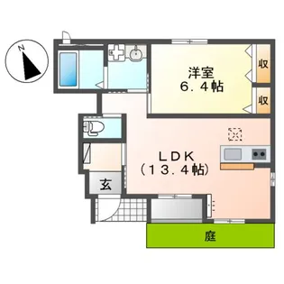 Arietta【1階】の間取り