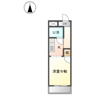 ファミール村田【00309号室】の間取り