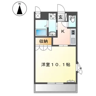 サンハイムM&H【1階】の間取り