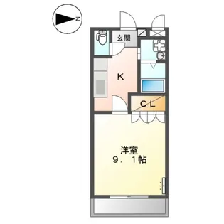 エマーブル参番館【2階】の間取り