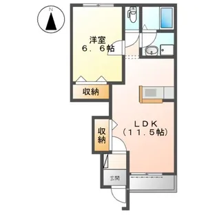 パストラル【1階】の間取り