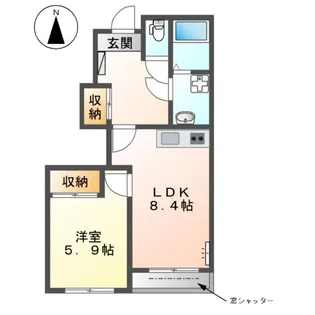 エル・テラス【1階】の間取り
