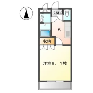 サンハイム立込【201号室】の間取り