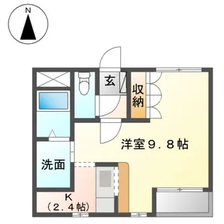 アンジェロ【103号室】の間取り