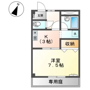 リヴィエール【102号室】の間取り