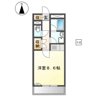 メゾンドF【1階】の間取り